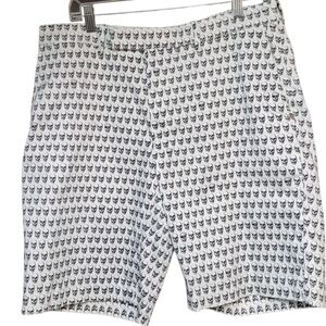 Ralph Lauren RLX Men's Golf Shorts White Black Skulls Size 34  Unisex